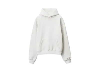 Alexander Wang Dense Fleece Hoodie "Vintage Gray"