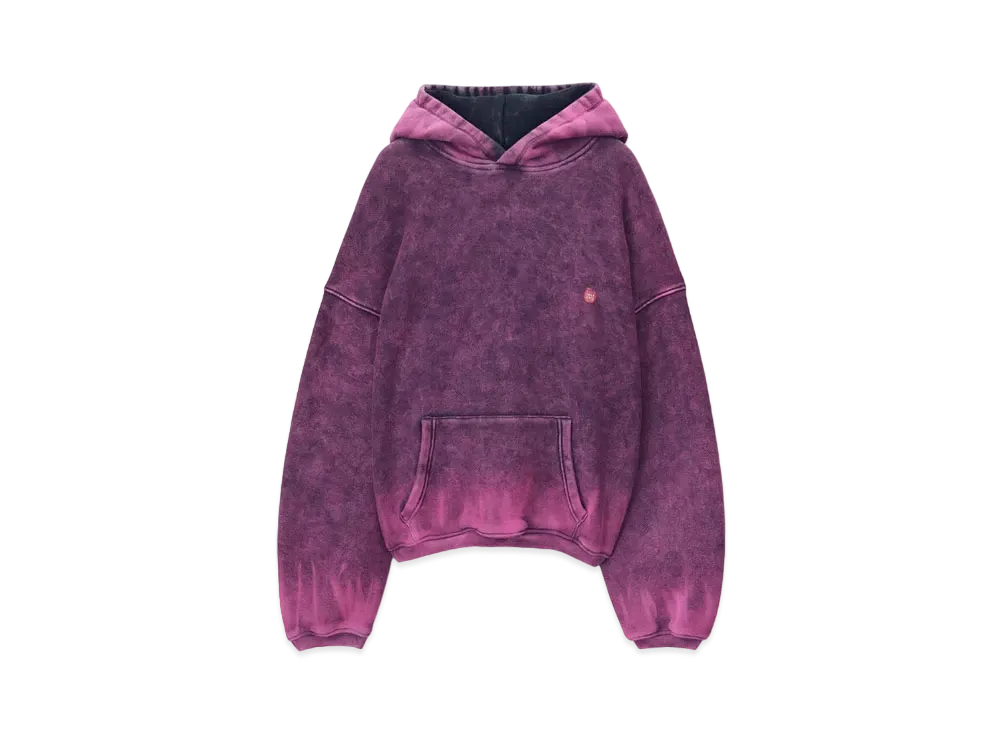 Alexander Wang Terry Hood Puff Sweatshirt "Acid Candy Pink"