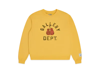 GALLERY DEPT. Boxing Merch Crewneck "Gold Yellow"