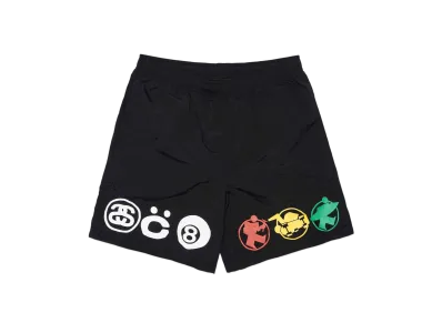 Stussy CPFM ICON WATERSHORT "Black"