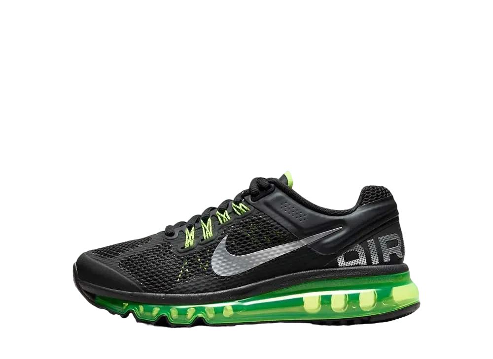 Nike GS Air Max 2013 "Black/Metallic Silver"
