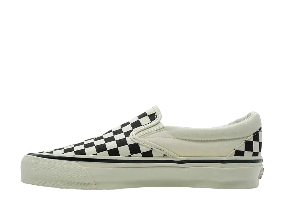 VANS Slip-On Reissue 98 "CHECKERBOARD MARSHMALLOW/BLACK"