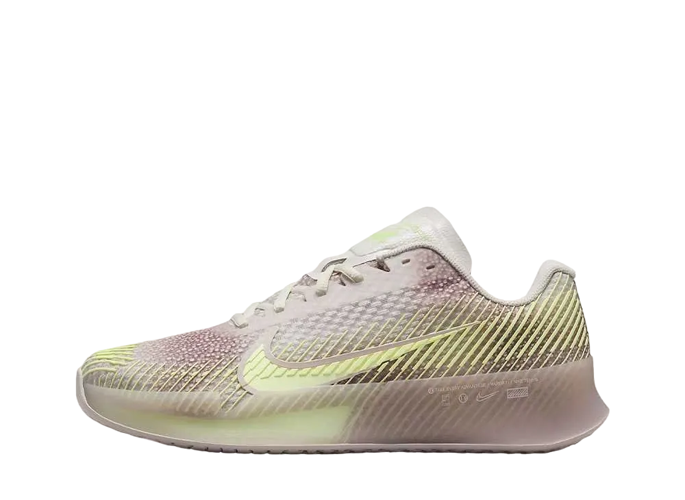 ナイキ ウィメンズ コートエアズーム ヴェイパー11 プレミアム "ファントム/プラチナムバイオレット/ベアリーボルト"