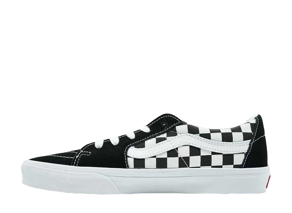 VANS UA SK8-Low "(CANVAS/SUEDE)BLKCHCKRBRD"