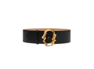 Alexander McQUEEN Snake Waist Belt "Black"