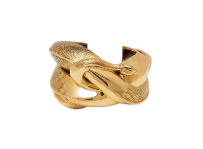 Alexander McQUEEN Snake Cuff "Antique Gold"