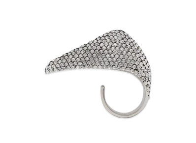 Alexander McQUEEN Jeweled Crawling "Antique Silver/Gold"