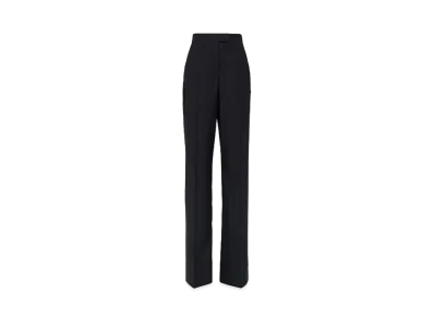 Alexander McQUEEN High Waist Wide Leg Pants "Navy"