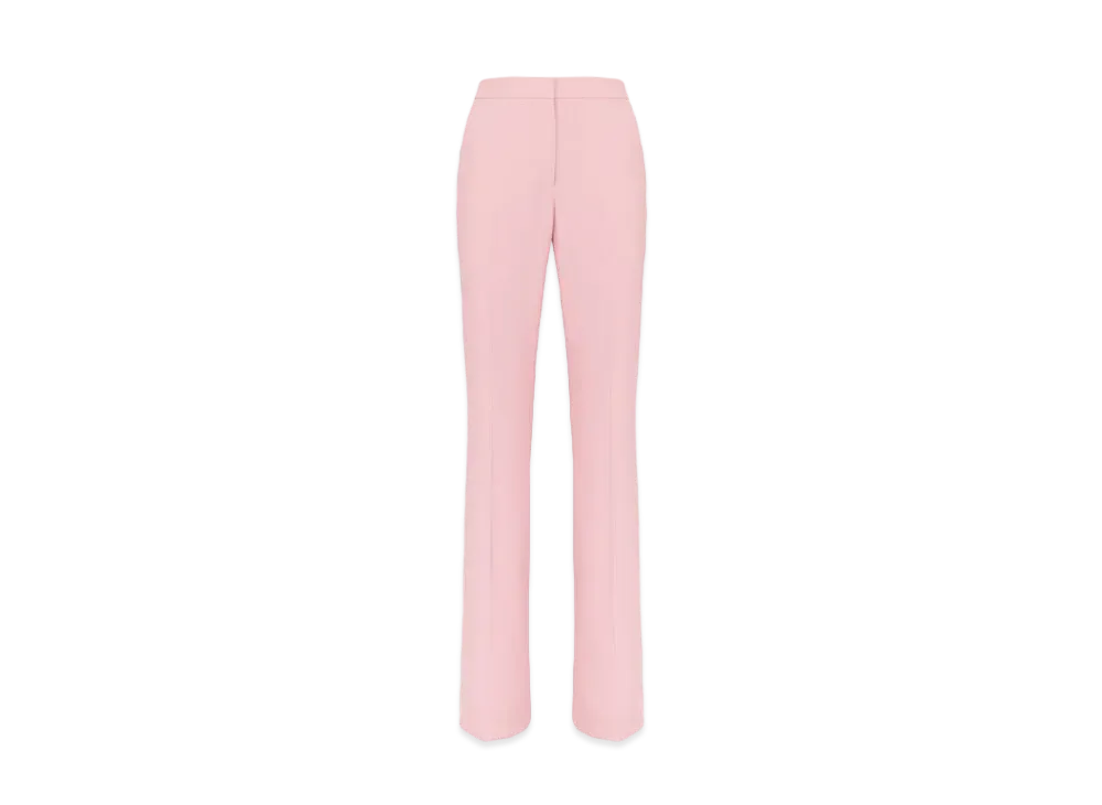Alexander McQUEEN High Waist Narrow Boot Cut Pants "Sakura Pink"