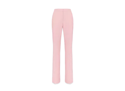 Alexander McQUEEN High Waist Narrow Boot Cut Pants "Sakura Pink"