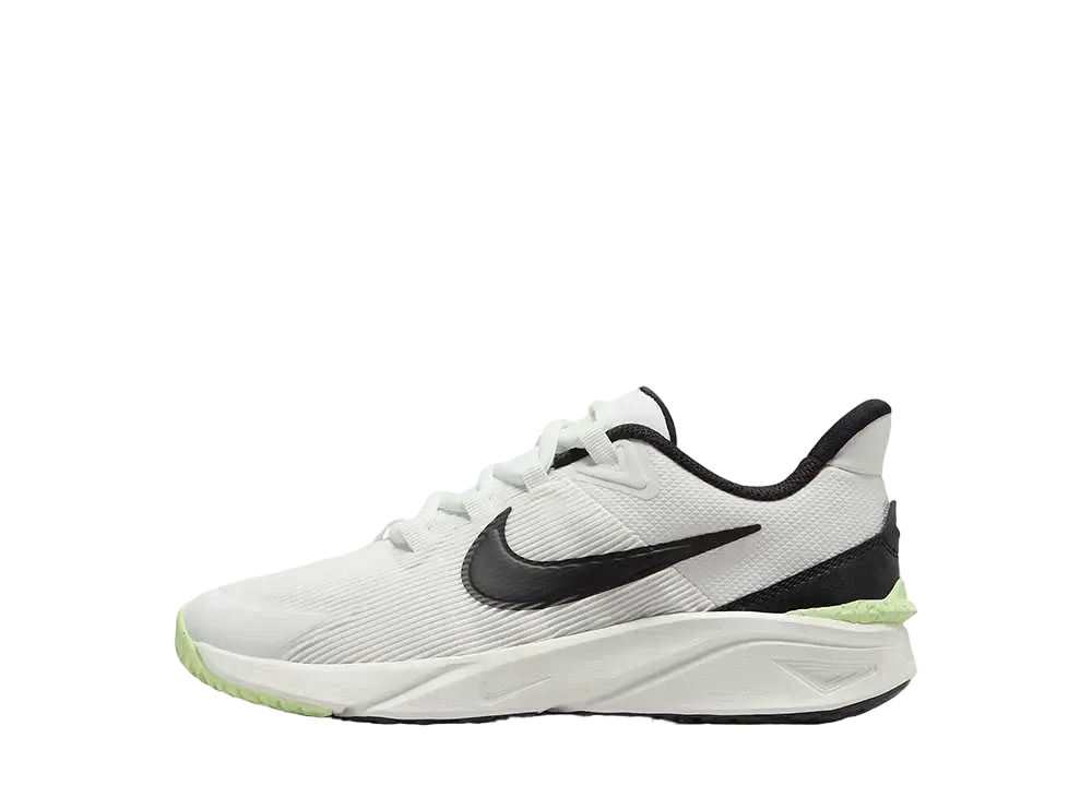 ナイキ GS スターランナー4 "サミットホワイト/ベアリーボルト/ホワイト/ブラック"