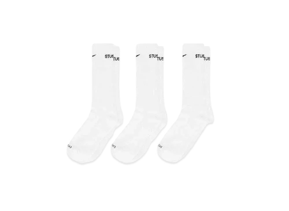 Stussy x Nike U NRG Everyday Crew Socks "White" (24SS)