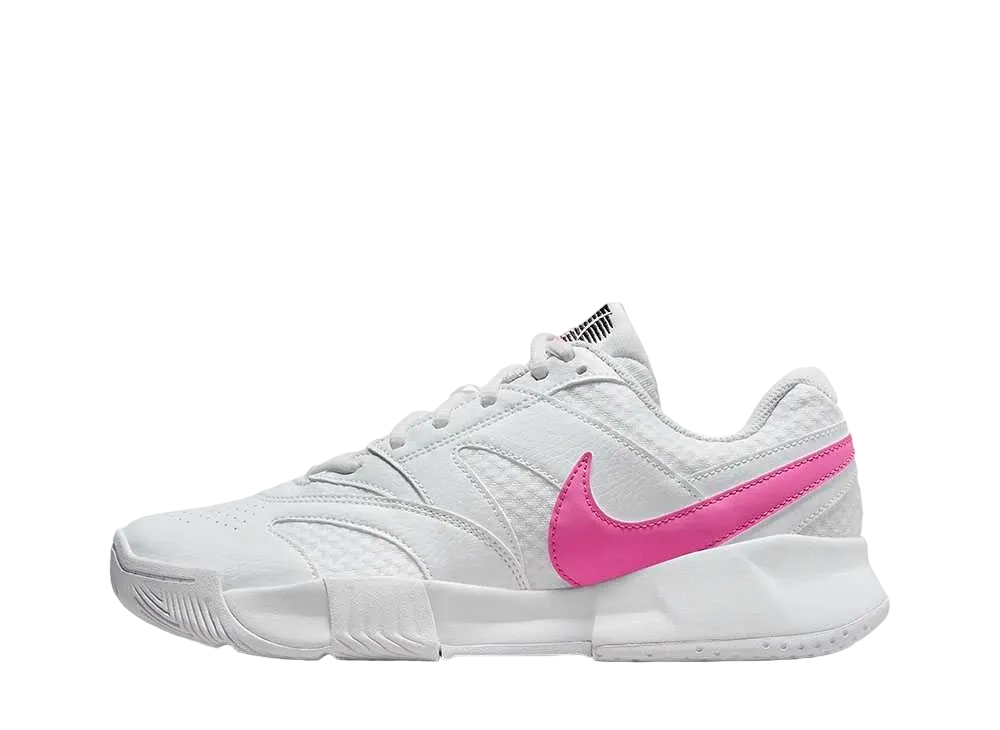ナイキ ウィメンズ コートライト4 "ホワイト/ブラック/プレイフルピンク"