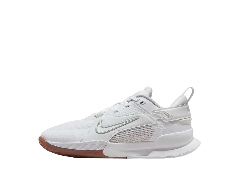 ナイキ GS クロスコート "ホワイト/ガムミディアムブラウン/ピュアプラチナム"