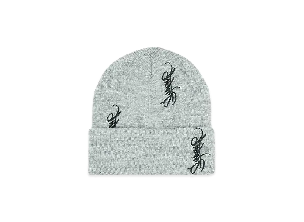 Supreme Tag Beanie "Heather Grey"