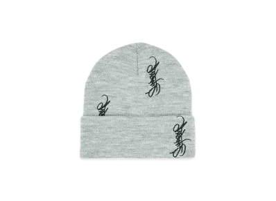 Supreme Tag Beanie "Heather Grey"