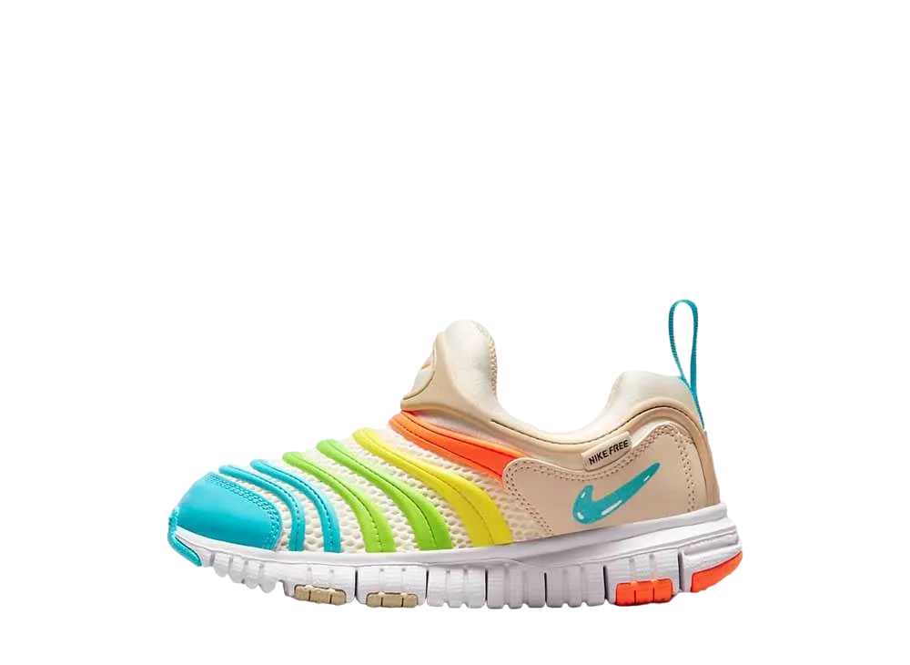 ナイキ PS ダイナモ フリー "ペールアイボリー/ホワイト/サンドドリフト/バルチックブルー" (キッズ)