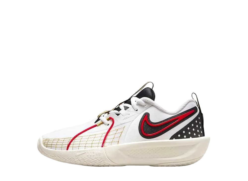 ナイキ GS GTカット3 "ホワイト/ブラック/ブロンジーン/ユニバーシティレッド"