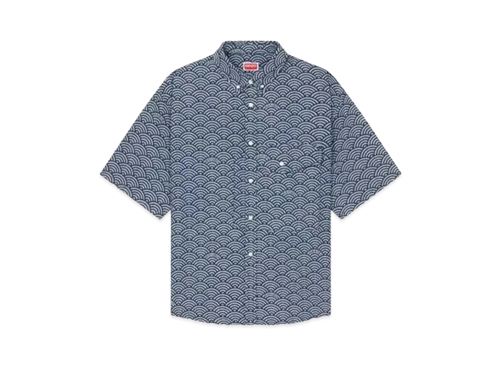 KENZO 'SEIGAIHA' Denim Shirt "Rinse Blue Denim"