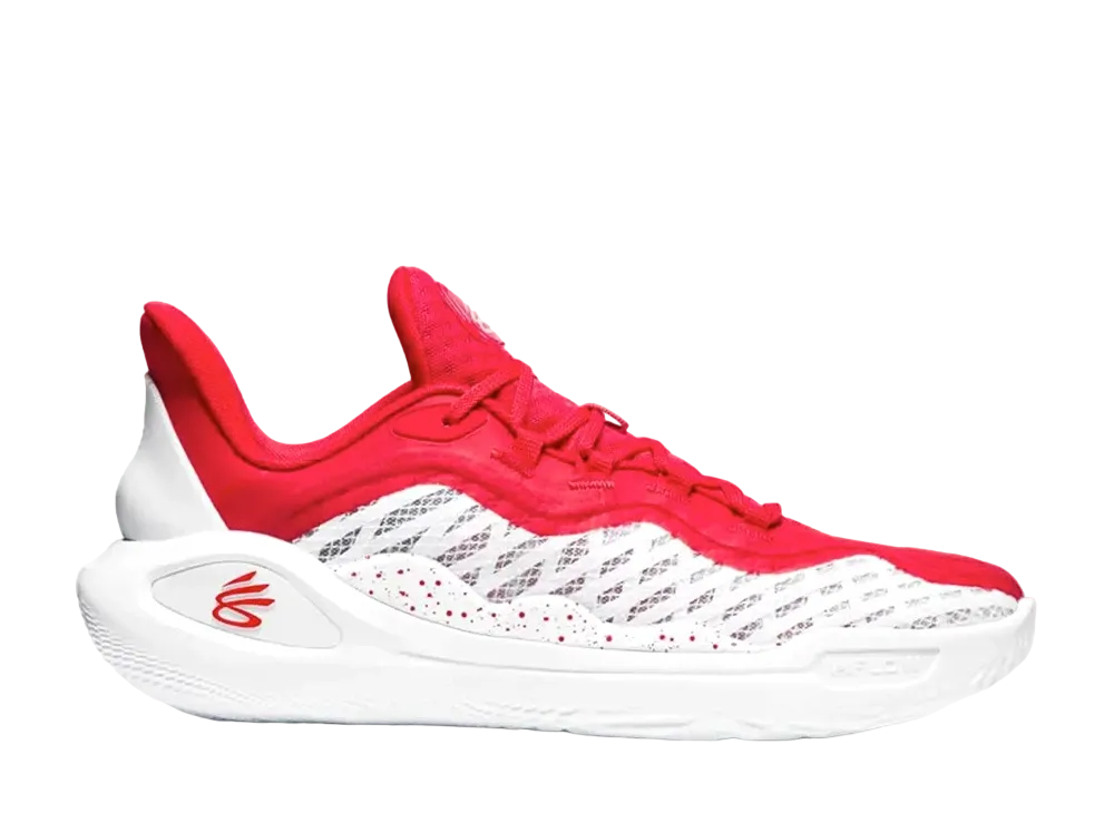 アンダーアーマー カリー フロー10 チーム "ホワイト/レッド"