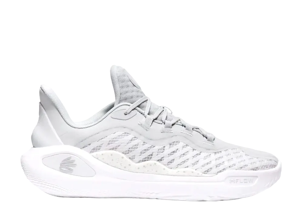 アンダーアーマー カリー フロー10 チーム "ホワイト/ヘイローグレー"