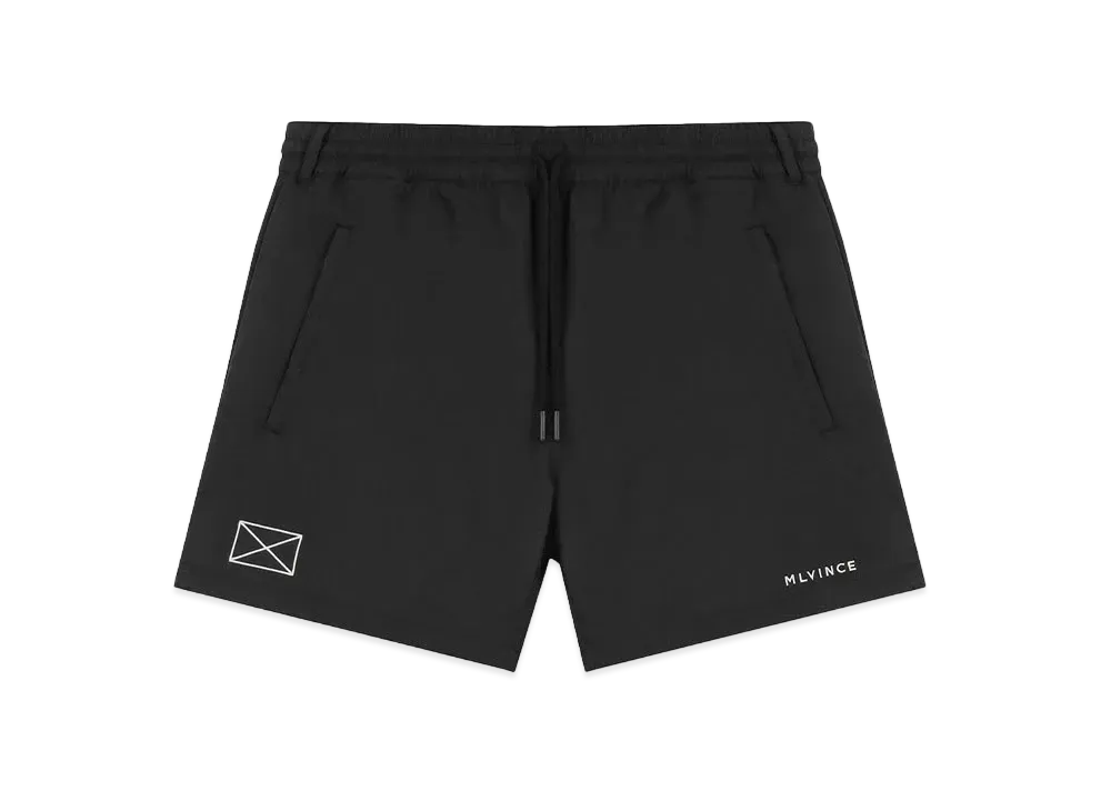 MLVINCE LIMONTA CLASSIC LOGO SHORTS "BLACK"