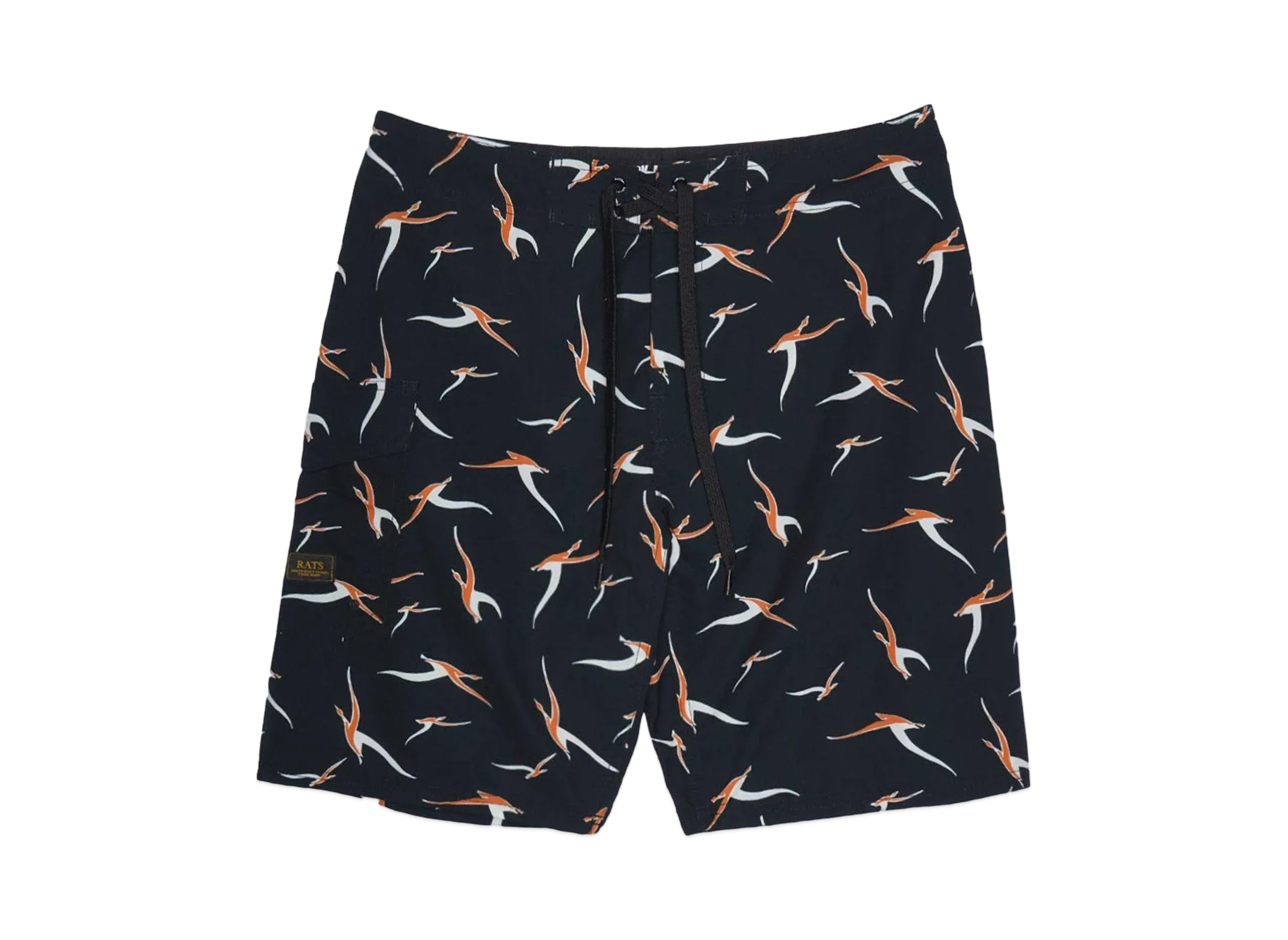 RATS BIRD SURF SHORT "BLACK"