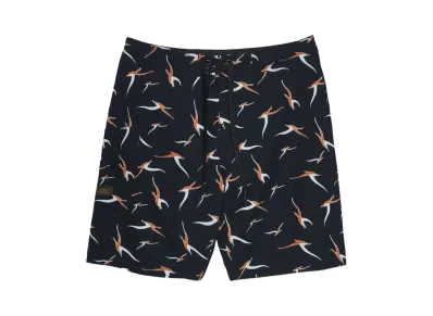 RATS BIRD SURF SHORT "BLACK"