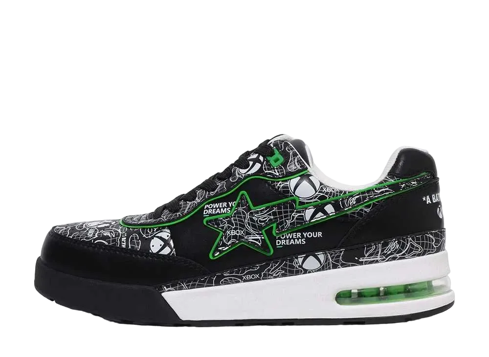 XBOX × A BATHING APE®︎ CAMO ROAD STA "Black"