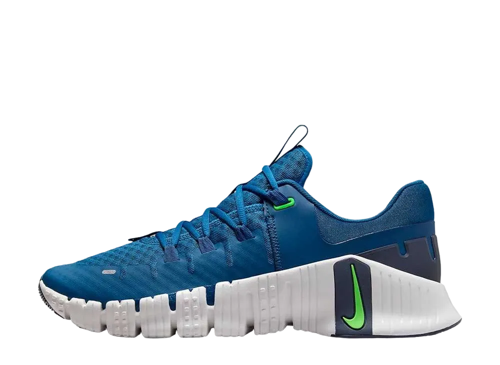 ナイキ フリー メトコン5 "コートブルー/サンダーブルー/プラチナムティント/グリーンストライク"