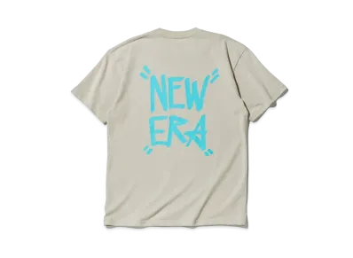 NEW ERA STORE LIMITED Short Sleeve Cotton T-shirt Tagging Regular Fit "Stone"