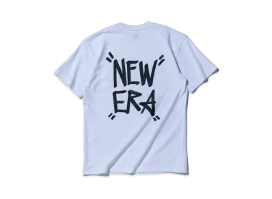 NEW ERA STORE LIMITED Short Sleeve Cotton T-shirt Tagging Regular Fit "White"