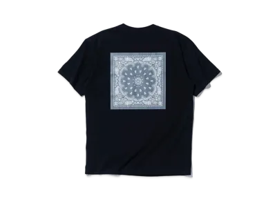 NEW ERA STORE LIMITED Short Sleeve Cotton T-shirt Bandana Regular Fit "Black/Grey"