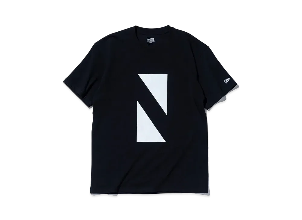 NEW ERA STORE LIMITED Short Sleeve Cotton T-shirt N Triangle Regular Fit "Black"