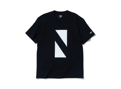 NEW ERA STORE LIMITED Short Sleeve Cotton T-shirt N Triangle Regular Fit "Black"