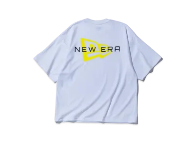 NEW ERA STORE LIMITED Short Sleeve Oversized Performance T-Shirt Overlap Logo "White"