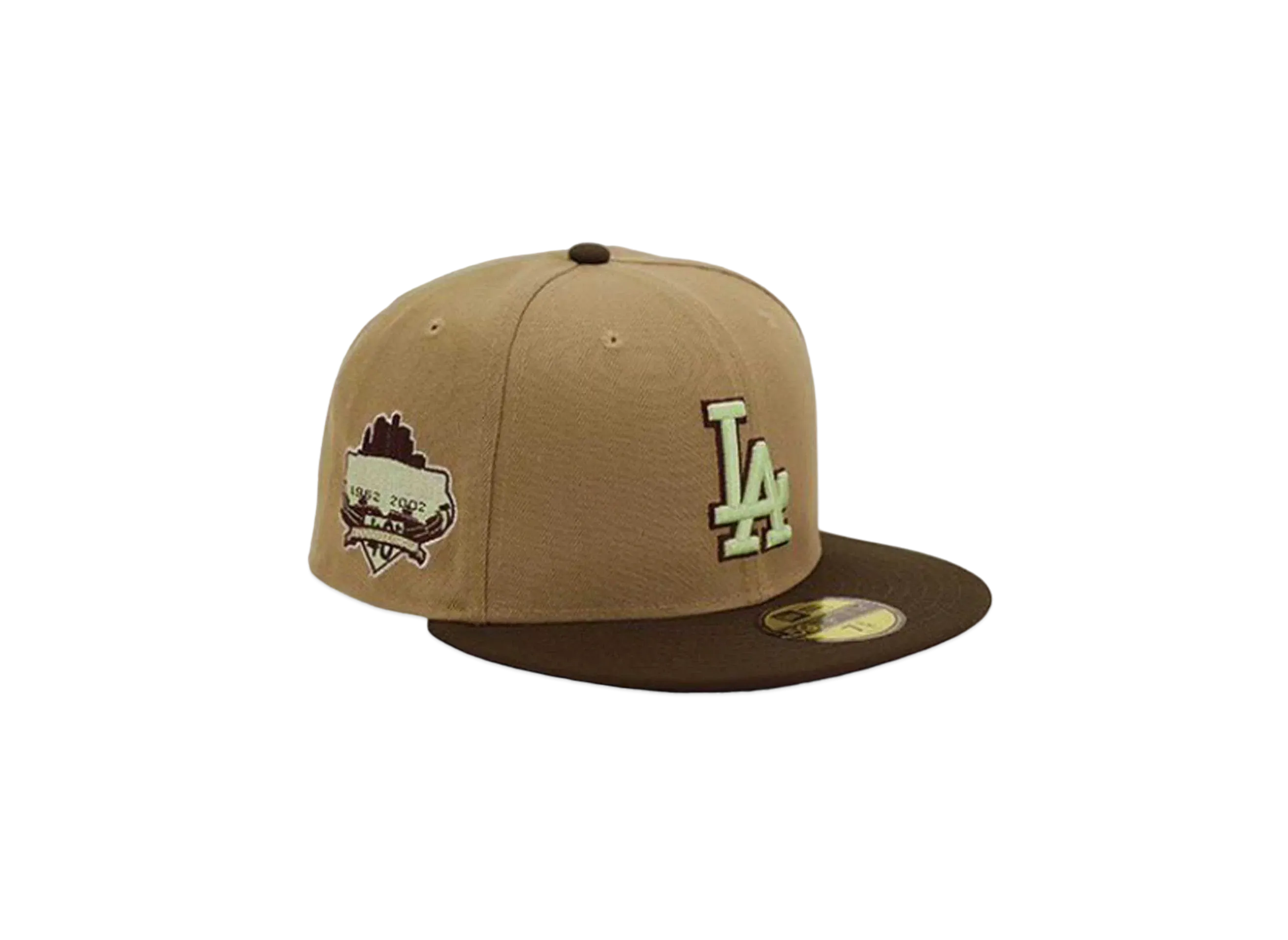 NEW ERA x THE CAP "Blood Money" 59Fifty Los Angeles Dodgers "Khaki/Walnut"