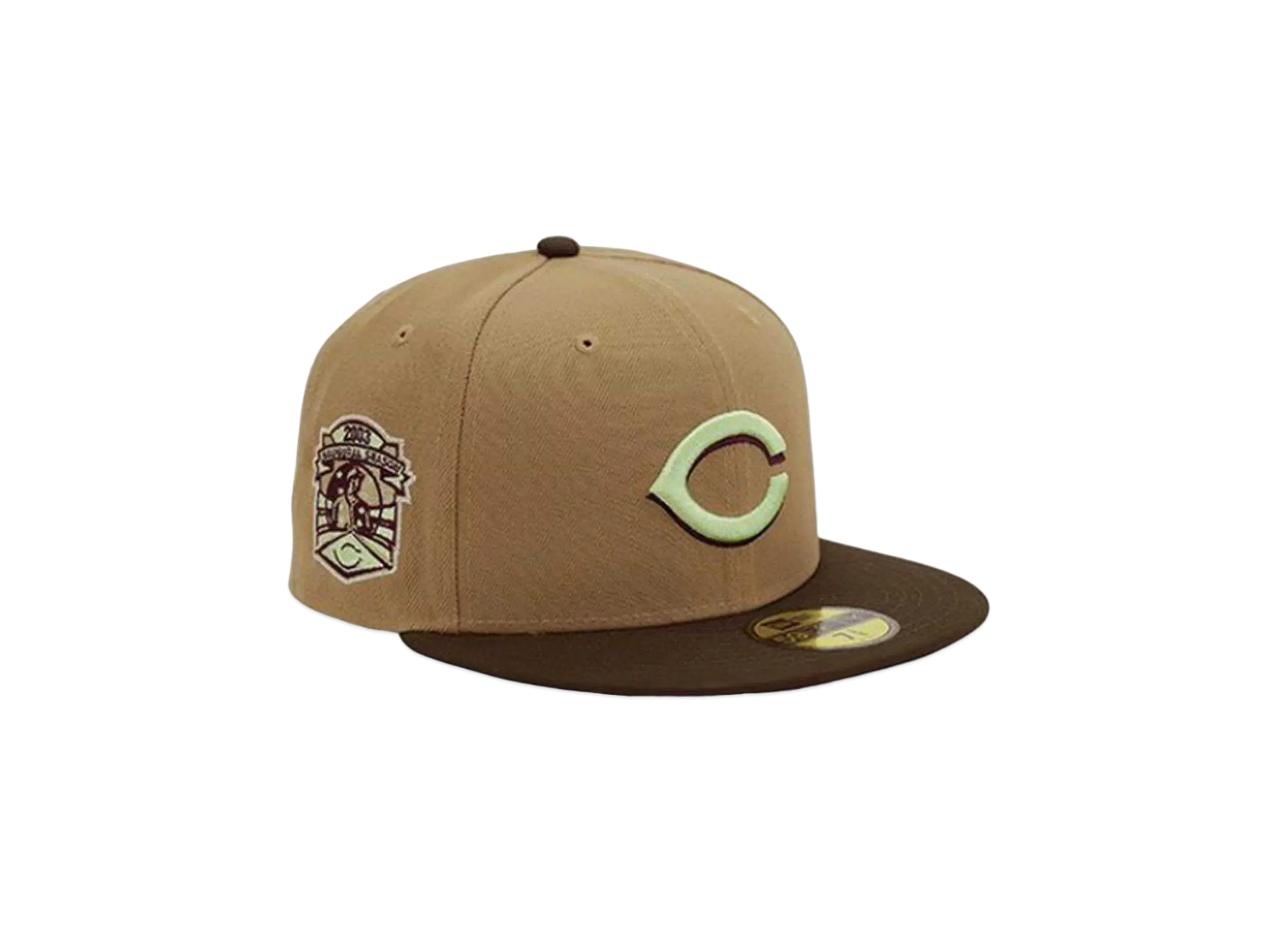 NEW ERA x THE CAP "Blood Money" 59Fifty Cincinnati Reds "Khaki/Walnut"