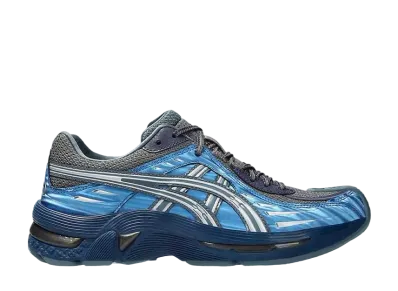 Kiko Kostadinov × Asics Gel-Flammae "Blue/Ironclad"