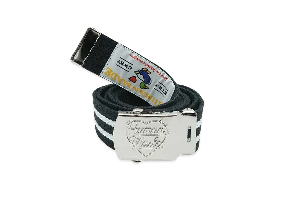 HUMAN MADE Web Belt "Black"