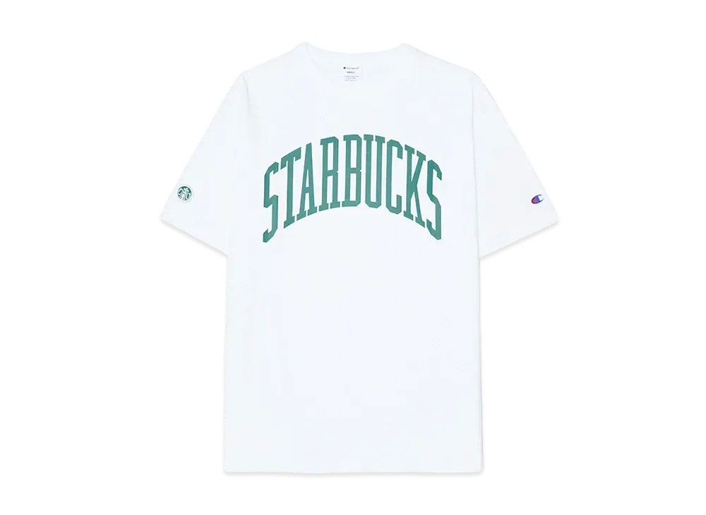 STARBUCKS x BEAMS x Champion Heavyweight T-shirt "White" C8-Z354