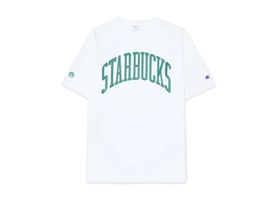 STARBUCKS x BEAMS x Champion Heavyweight T-shirt "White" C8-Z354