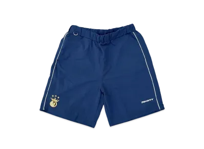 9090 King Emblem Nylon Shorts "NAVY"