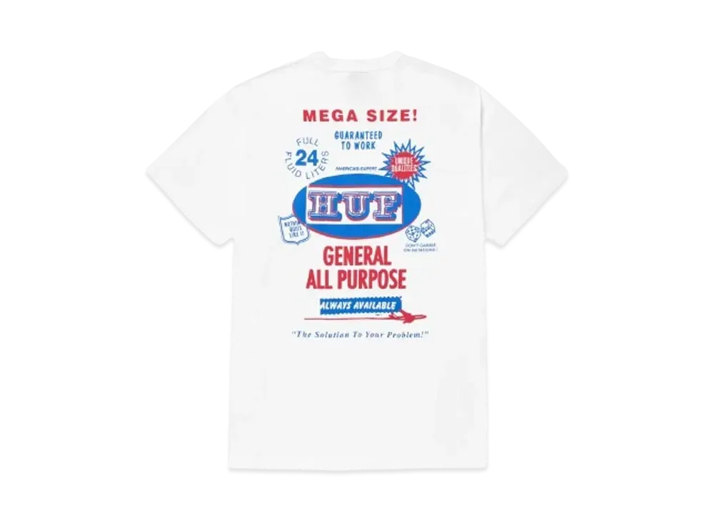 HUF All Purpose Tee "White"