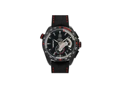 TAG Heuer Ground Carrera Calibre 36RS Chronograph Leather Belt "Black" CAV5185.FC6237