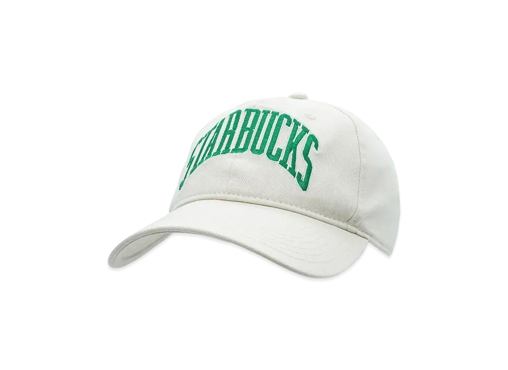 STARBUCKS x BEAMS Baseball Cap College Design "Beige"