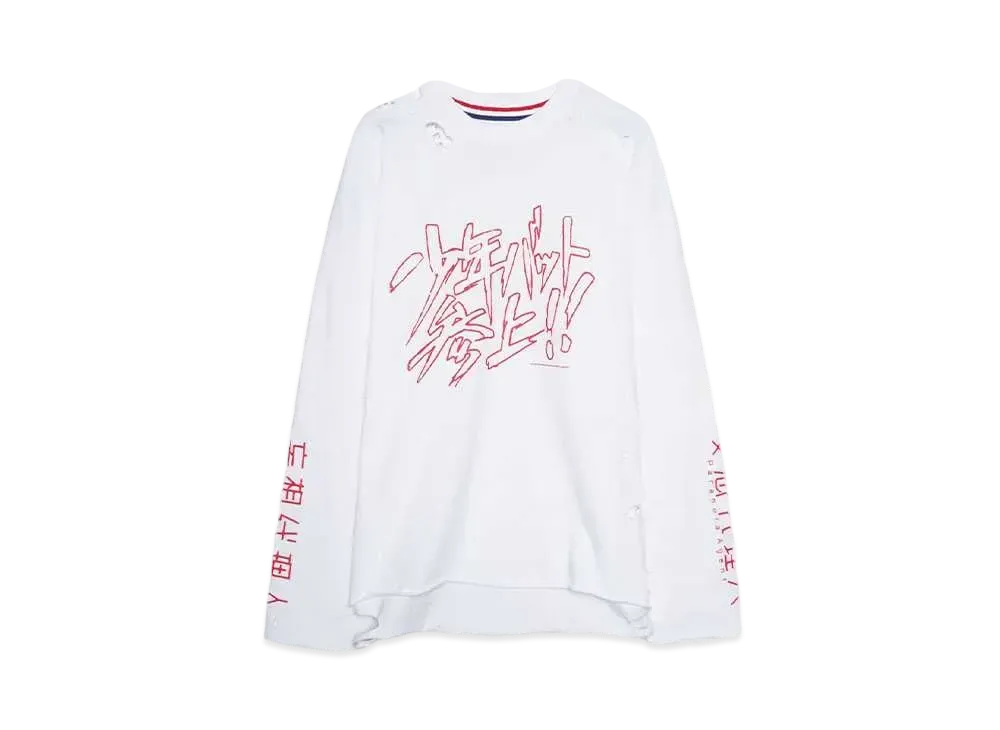 SEVESKIG Vintage L/SL Tee Shirt Ver. "WHITE"