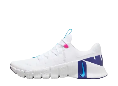 Nike Free Metcon 5 "White/Fierce Pink/Deep Royal Blue/Aquarius Blue"