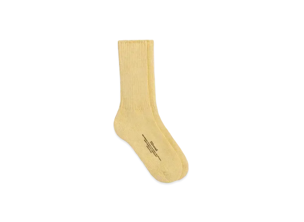 JJJJound Organic Socks "Yellow"