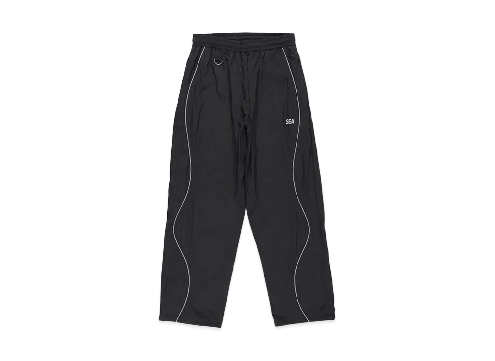 WIND AND SEA Reflective Piping Track Pant "Bkack"